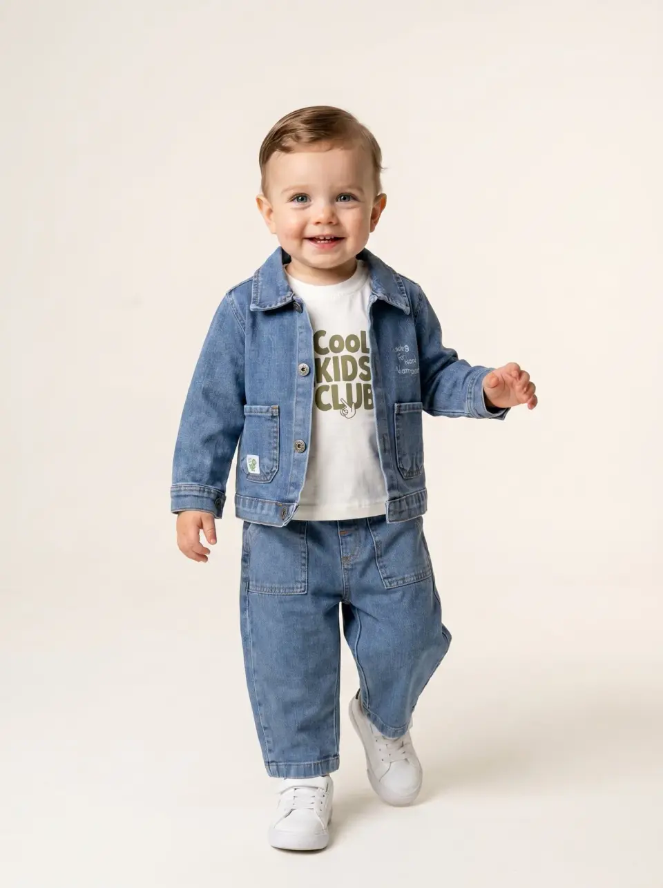 Denim Ceket Pantolon Takım