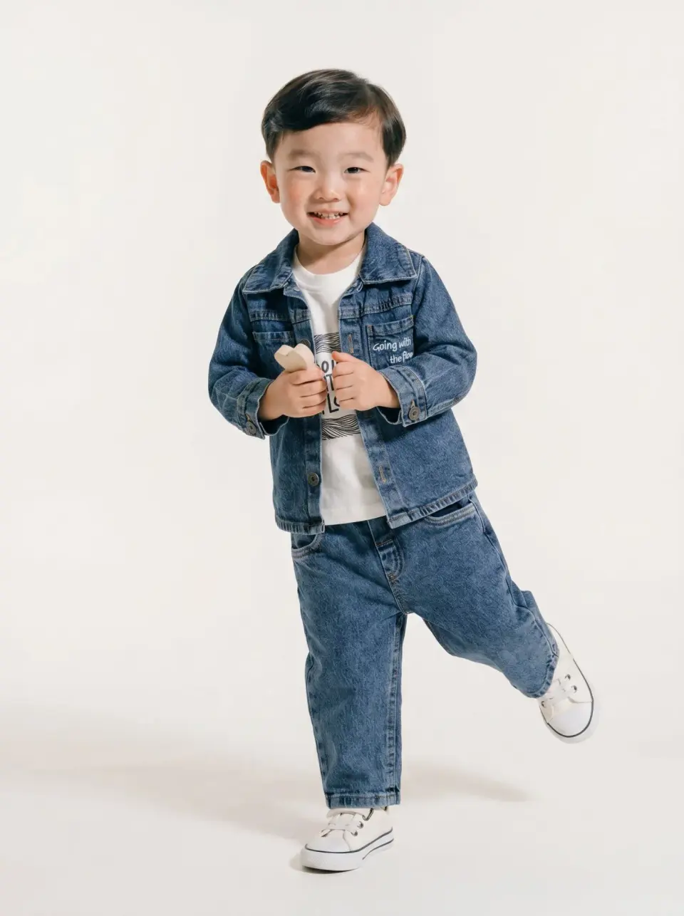 Denim Ceket Pantolon Takım