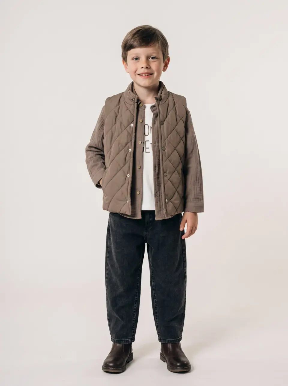 Quilted Vest Set